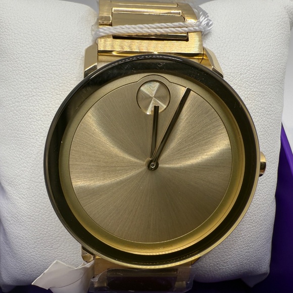 NWT-MOVADO GOLD WATCH! main image 13